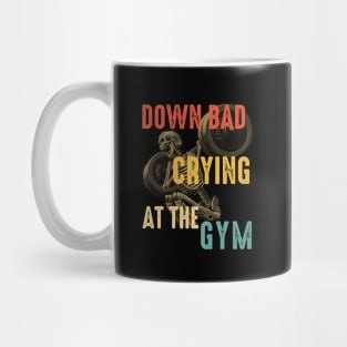 Down Bad Cring At The Gym Mug